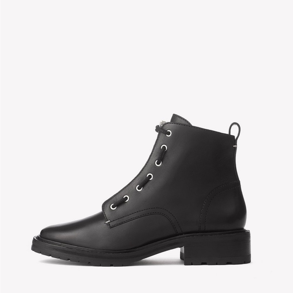 RAG & BONE Cannon Leather Combat Lace Up Boots Size 6 (euro 36.5) - Picture 2 of 10